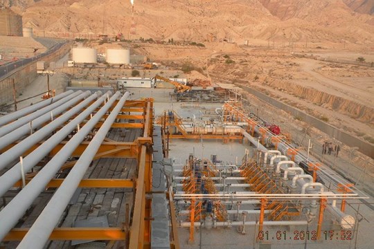 احداث خط لوله دریایی از جزیره سيری به بندر عسلويه